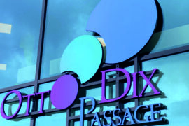 Otto Dix Passage | Logodesign Komplette Lichtwerbeanlage